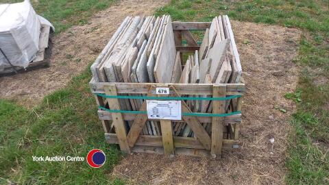 Pallet of Indian stone