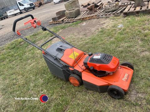 Flymo petrol mower runs
