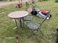 Garden table and 2 chairs - 3