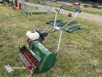 Masport 8 blade twin drive mower used to prepare cricket pitches, gwo - 2