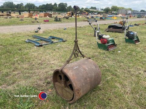 Cast iron garden roller