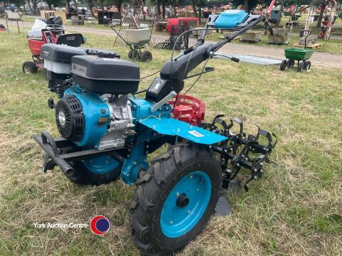 GTM rotavator, 18hp, c/w rubber wheels, iron wheels, rotavator blades, rowing potato plough and single furrow plough, new