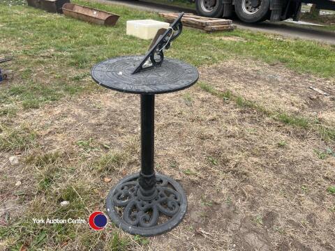 Ornamental garden sun dial