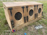 Triple terrier dog box - 3