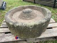 Sandstone stone round trough