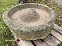 Sandstone stone round trough - 2