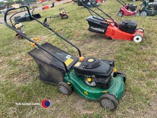 Green lawnmower