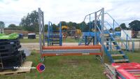 Pallet racking - 4 x 2.6m x 0.9m galvanised uprights and 7 x 2.7m L beams - 2