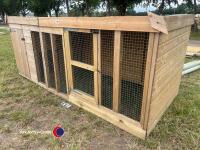 Dog kennel and run, vgc - 4