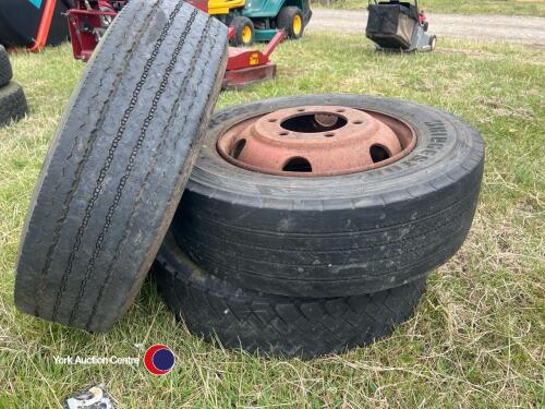 3 x 215/75R/R17.5 6 stud wheels
