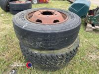 3 x 215/75/R17.5 6 stud wheels