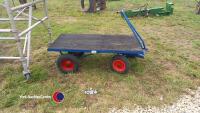 4 wheel barrow, all purpose wheels, gc