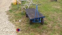 4 wheel barrow, all purpose wheels, gc - 2