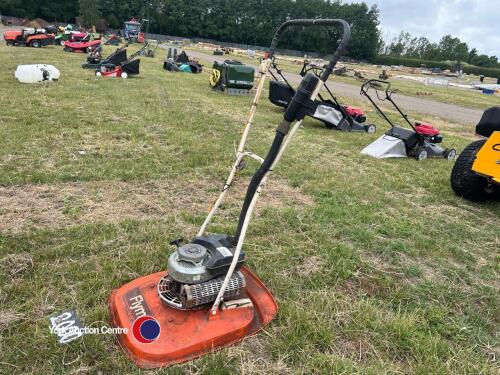 Flymo two stroke mower with jlo engine