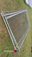 6 x Heras fence panels