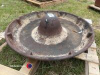 Mexican hat cast iron pig feed trough - 3