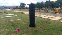 Drainage inspection chamber with cover 100mm pipe 1.5m deep
