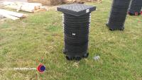 Drainage inspection chamber with cover 100mm pipe 1.2m deep - 2