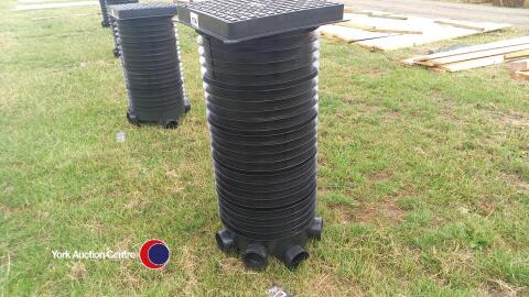Drainage inspection chamber with cover 100mm pipe 1.2m deep