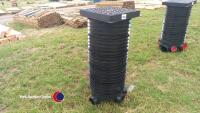 Drainage inspection chamber with cover 100mm pipe 1.2m deep - 2