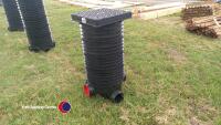 Drainage inspection chamber with cover 150mm pipe 1.2m deep