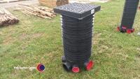 Drainage inspection chamber with cover 150mm pipe 1.2m deep - 2