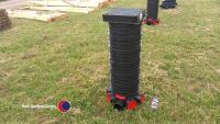 Drainage mini inspection chamber with cover 100mm deep 1.0m deep - 2