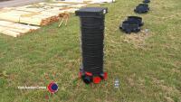 Drainage mini inspection chamber with cover 100mm deep 1.0m deep - 2