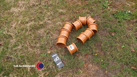 10 drainage couplings 100mm diam