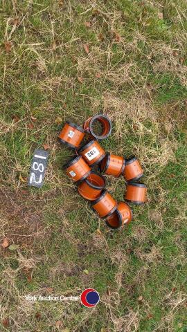 10 drainage couplings 100mm diam
