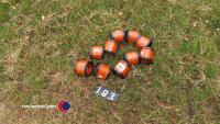 10 drainage couplings 100mm diam