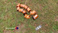 10 drainage bends assorted 100mm diam