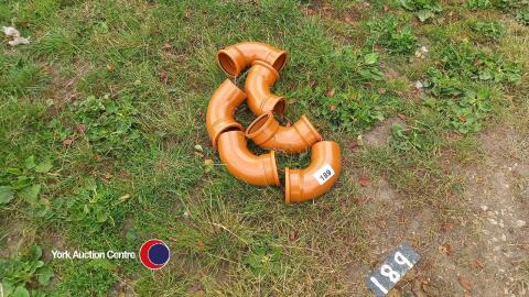 6 drainage bends short 90 degrees 100 bends