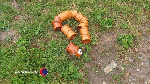 6 drainage flexible bends 100mm diam