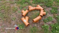 6 drainage junctions 100mm diam - 2