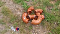 6 drainage bends 90 degree 150mm diam - 2