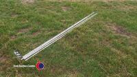 4 lengths of chrome tubing - 2