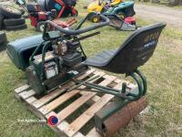 Atco lawnmower with seat and roller - 3