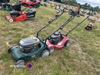 2 x petrol lawnmowers - 2