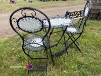 Folding table and chairs - 3