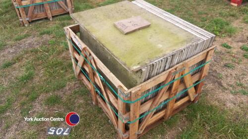 Pallet of reclaimed sandstone