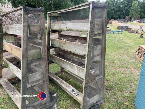 Vertical timber planter made for herbs, joiner made