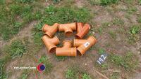 6 drainage junctions 100mm diam