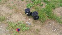 2 drainage compact gully's 100mm diam - 2