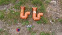 2 drainage hopper and trap 100mm diam - 2