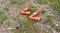 2 drainage hopper and trap 100mm diam - 2