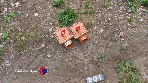 2 drainage Anti flood valve 100mm diam