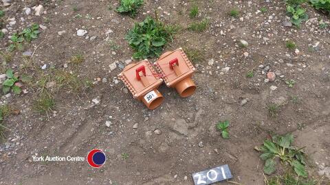 2 drainage Anti flood valve 100mm diam