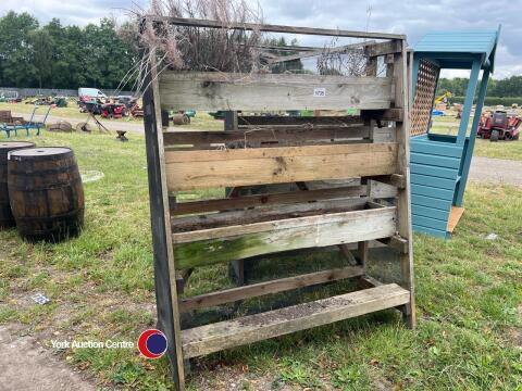 Vertical timber planter made for herbs, joiner made