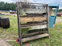 Vertical timber planter made for herbs, joiner made